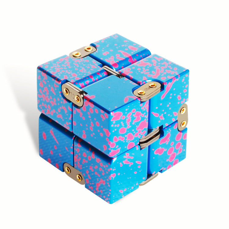 Stress Relief Toy Premium Metal Infinity Cube