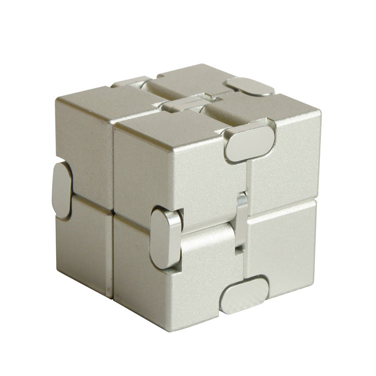 Stress Relief Toy Premium Metal Infinity Cube