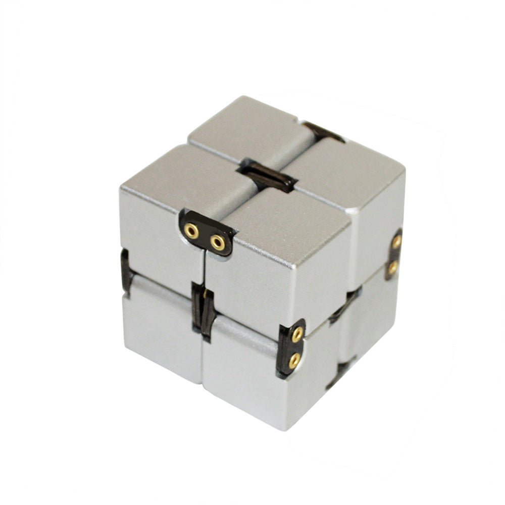 Stress Relief Toy Premium Metal Infinity Cube