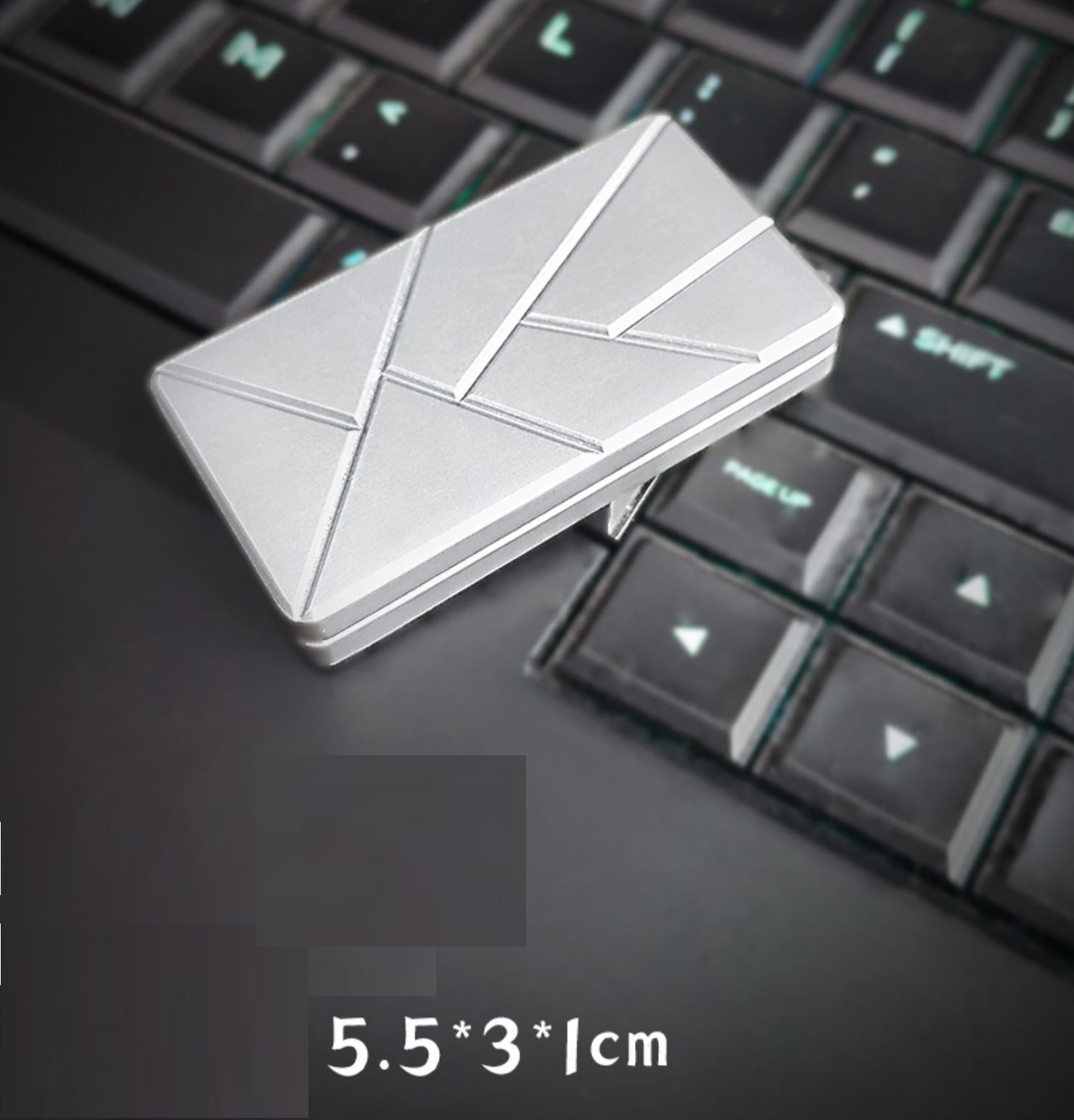 Stainless Steel Push Card