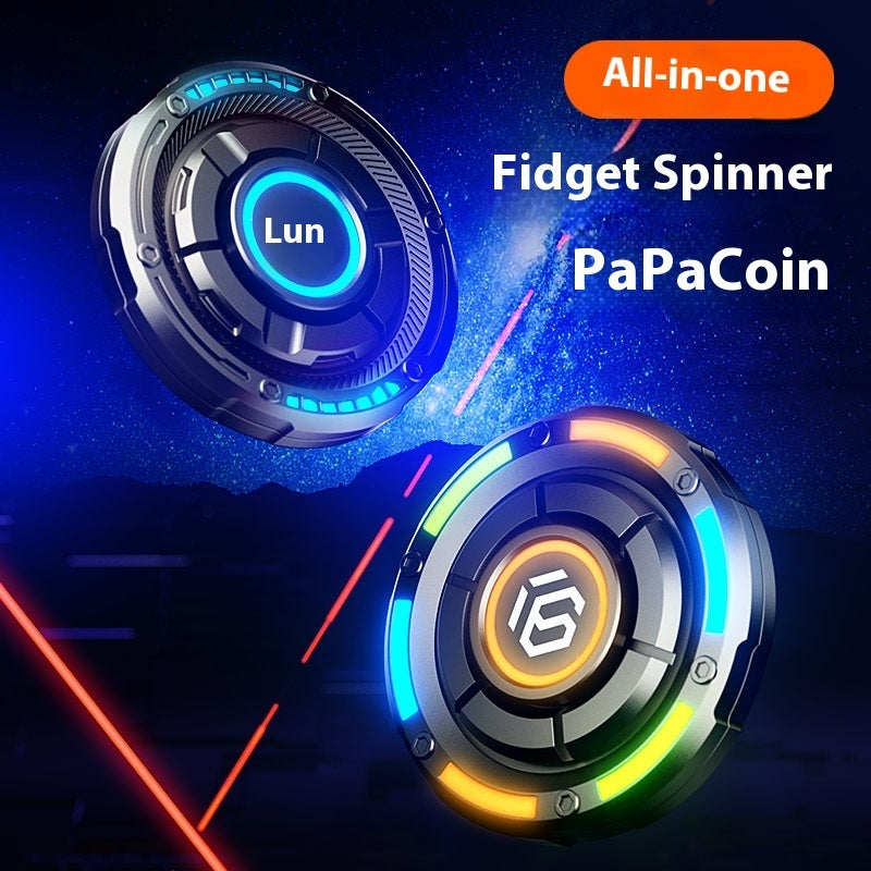 Fingertip Decompression Infinite Alloy Metal Gyro