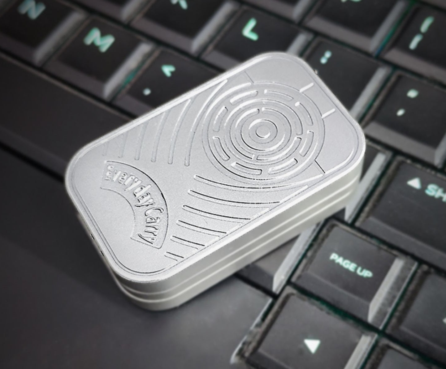 Stainless Steel Push Card