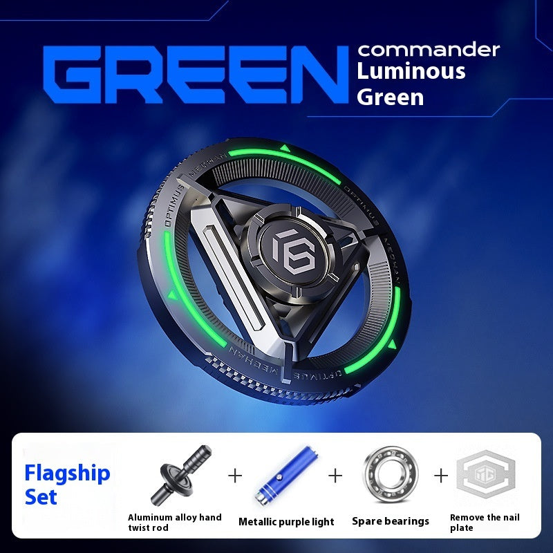 Fingertip Gyro All-metal Luminous Ultra-long Rotation