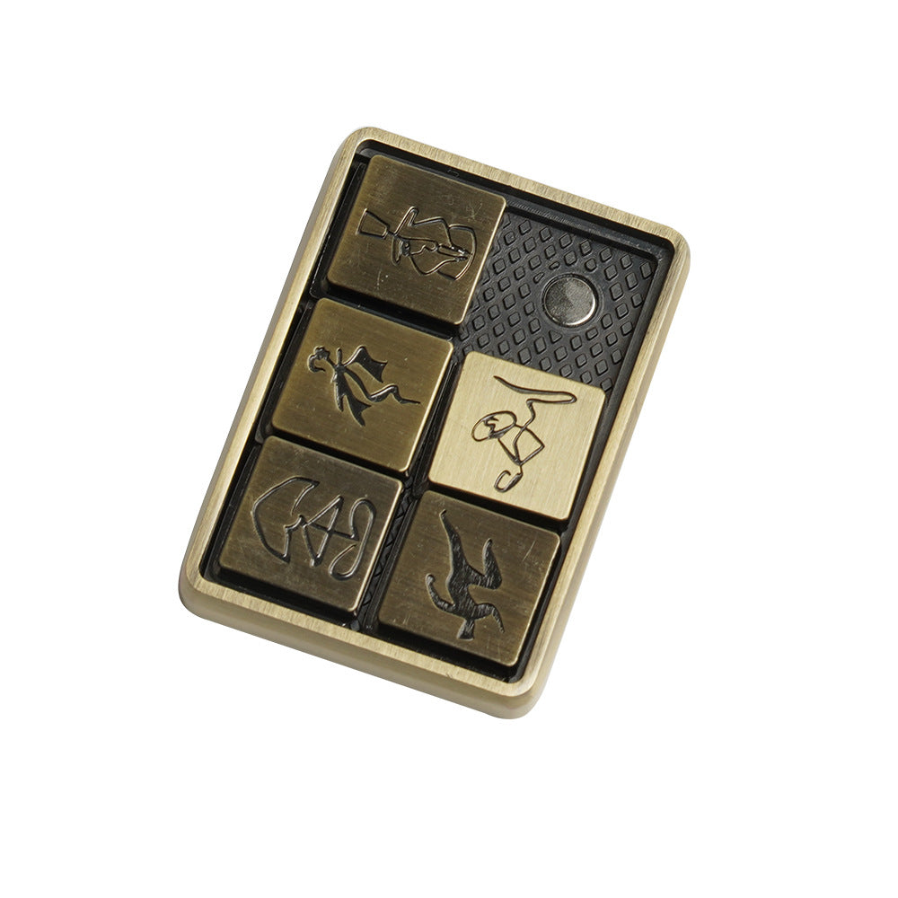 Push Card Gyroscope Decompression Toys