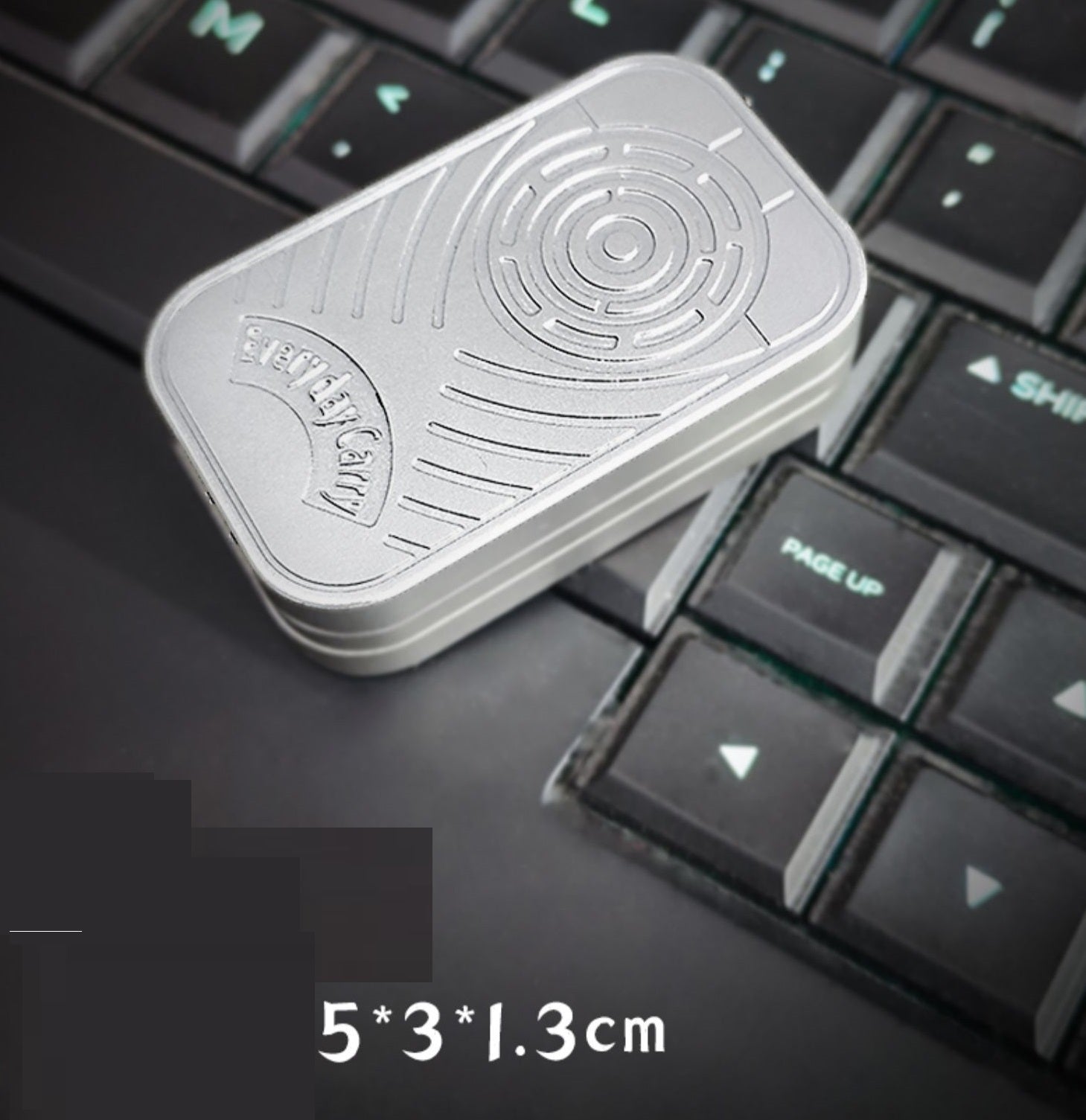 Stainless Steel Push Card