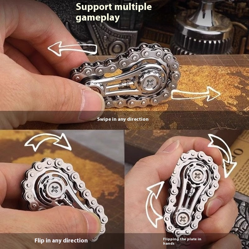 Big And Small Gear Chain Fingertip