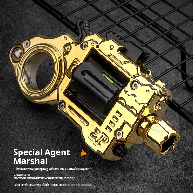 Agent Left Wheel Bailiff Gift Box Gun Toy